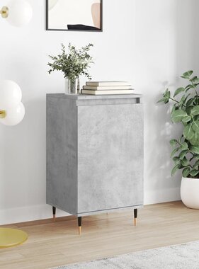 VidaXL Dressoir 40x35x70 cm bewerkt hout betongrijs