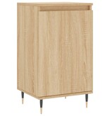 VidaXL Dressoirs 2 st 40x35x70 cm bewerkt hout sonoma eikenkleurig