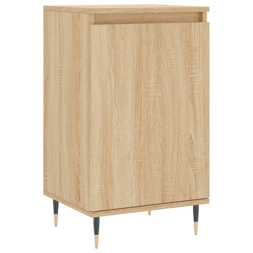 VidaXL Dressoirs 2 st 40x35x70 cm bewerkt hout sonoma eikenkleurig