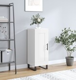 VidaXL Dressoir 34,5x34x90 cm bewerkt hout hoogglans wit