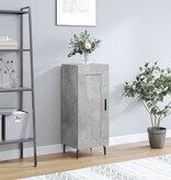 VidaXL Dressoir 34,5x34x90 cm bewerkt hout betongrijs