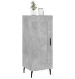 VidaXL Dressoir 34,5x34x90 cm bewerkt hout betongrijs