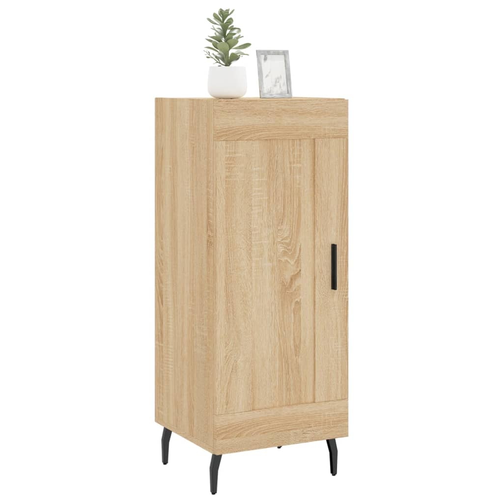 VidaXL Dressoir 34,5x34x90 cm bewerkt hout sonoma eiken