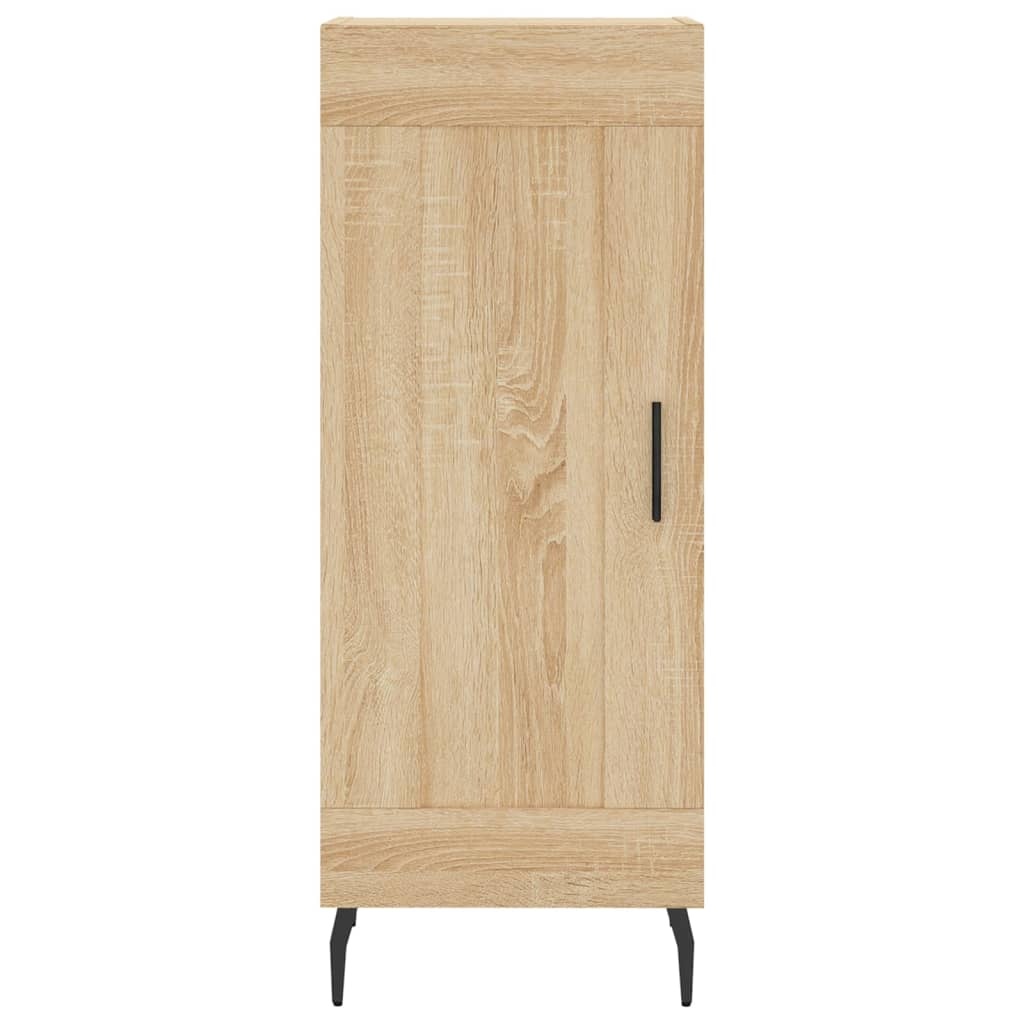 VidaXL Dressoir 34,5x34x90 cm bewerkt hout sonoma eiken