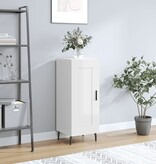 VidaXL Dressoir 34,5x34x90 cm bewerkt hout hoogglans wit