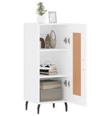 VidaXL Dressoir 34,5x34x90 cm bewerkt hout wit