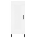 VidaXL Dressoir 34,5x34x90 cm bewerkt hout wit