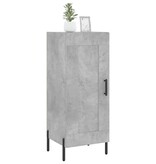 VidaXL Dressoir 34,5x34x90 cm bewerkt hout betongrijs