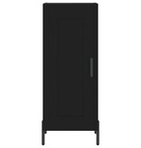 VidaXL Dressoir 34,5x34x90 cm bewerkt hout zwart