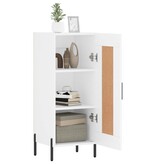 VidaXL Dressoir 34,5x34x90 cm bewerkt hout wit