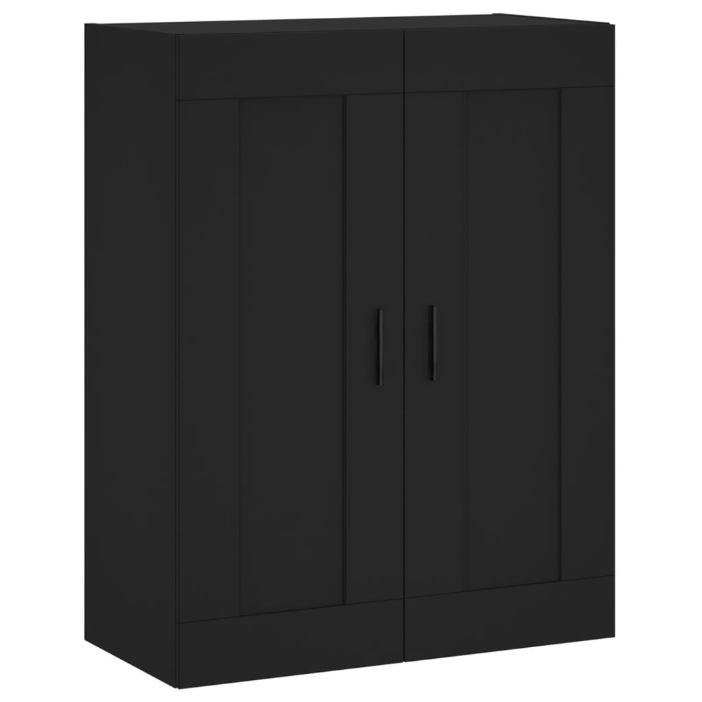 VidaXL Wandkast 69,5x34x90 cm bewerkt hout zwart