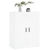 VidaXL Wandkast 69,5x34x90 cm bewerkt hout wit