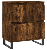 VidaXL Dressoir 60x35x70 cm bewerkt hout gerookt eikenkleurig