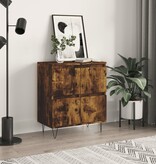 VidaXL Dressoir 60x35x70 cm bewerkt hout gerookt eikenkleurig