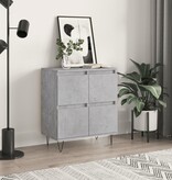 VidaXL Dressoir 60x35x70 cm bewerkt hout betongrijs