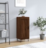 VidaXL Dressoir 34,5x34x90 cm bewerkt hout bruineikenkleurig