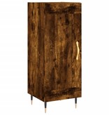VidaXL Dressoir 34,5x34x90 cm bewerkt hout gerookt eiken