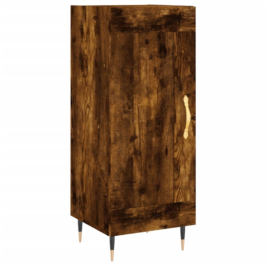 VidaXL Dressoir 34,5x34x90 cm bewerkt hout gerookt eiken