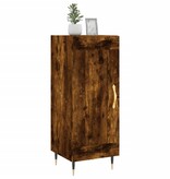 VidaXL Dressoir 34,5x34x90 cm bewerkt hout gerookt eiken