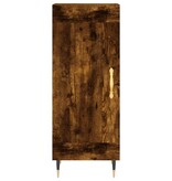 VidaXL Dressoir 34,5x34x90 cm bewerkt hout gerookt eiken