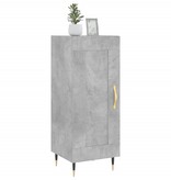 VidaXL Dressoir 34,5x34x90 cm bewerkt hout betongrijs