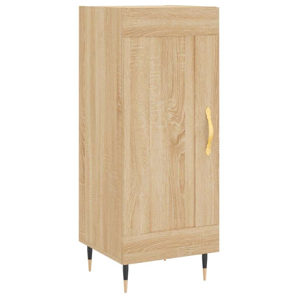 VidaXL Dressoir 34,5x34x90 cm bewerkt hout sonoma eiken