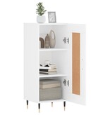 VidaXL Dressoir 34,5x34x90 cm bewerkt hout wit