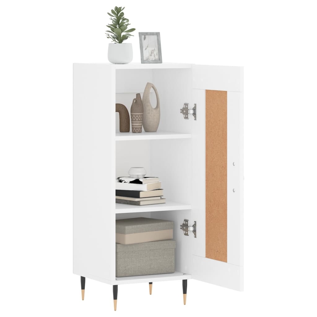 VidaXL Dressoir 34,5x34x90 cm bewerkt hout wit