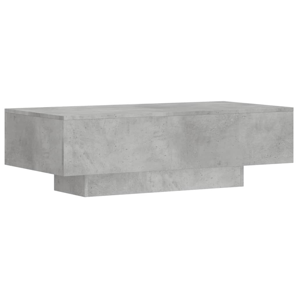 VidaXL Salontafel 100x49,5x31 cm bewerkt hout betongrijs