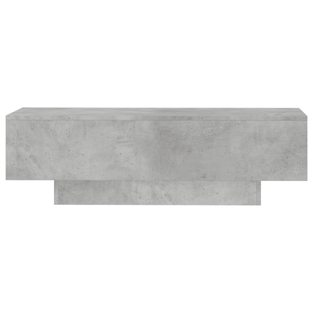VidaXL Salontafel 100x49,5x31 cm bewerkt hout betongrijs