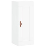 VidaXL Wandkast 34,5x34x90 cm bewerkt hout wit
