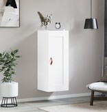VidaXL Wandkast 34,5x34x90 cm bewerkt hout wit