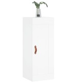 VidaXL Wandkast 34,5x34x90 cm bewerkt hout wit