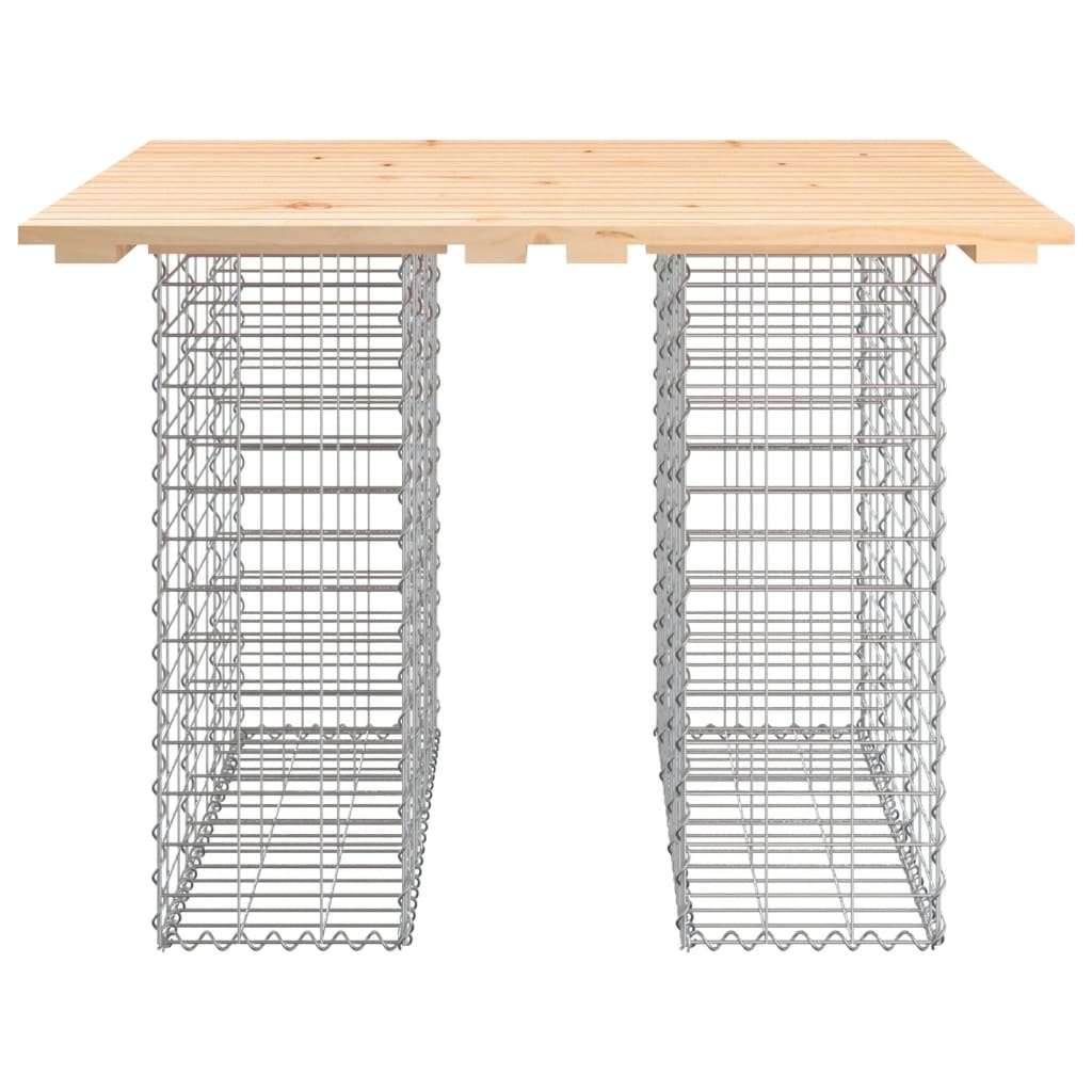 VidaXL Tuinbank schanskorfontwerp 100x102x72 cm massief grenenhout