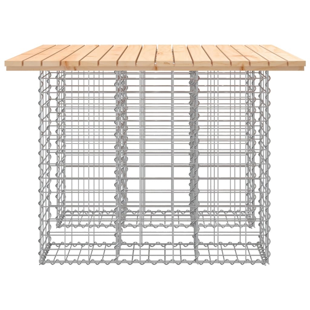 VidaXL Tuinbank schanskorfontwerp 100x102x72 cm massief grenenhout