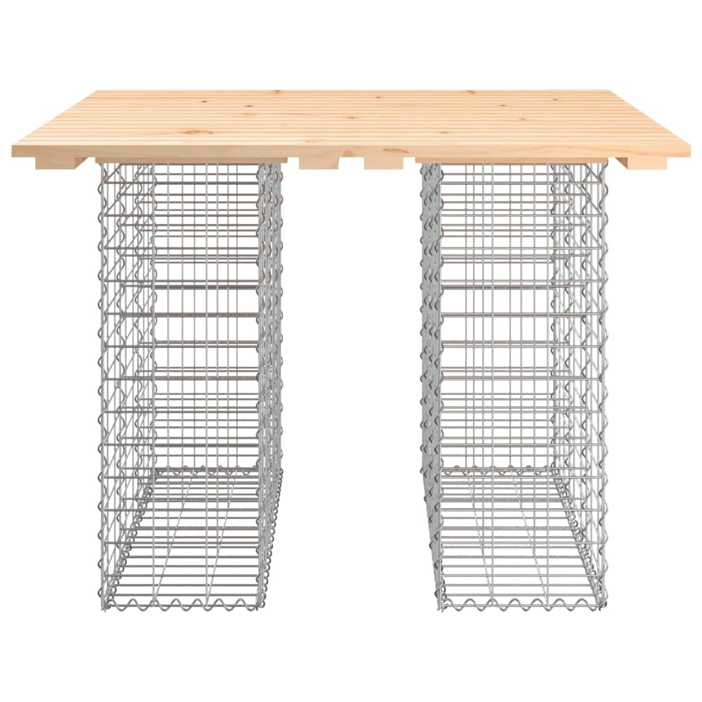 VidaXL Tuinbank schanskorfontwerp 100x102x72 cm massief grenenhout