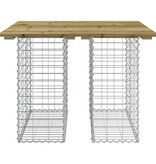VidaXL Tuinbank schanskorfontwerp 100x102x72 cm geïmpregneerd hout