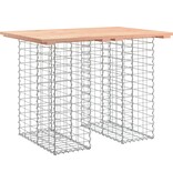 VidaXL Tuinbank Schanskorfontwerp 100x70x72 cm massief grenenhout