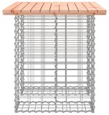 VidaXL Tuinbank Schanskorfontwerp 100x70x72 cm massief grenenhout