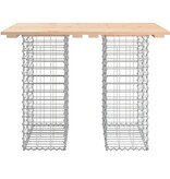 VidaXL Tuinbank schanskorfontwerp 100x70x72 cm massief grenenhout