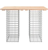 VidaXL Tuinbank schanskorfontwerp 100x70x72 cm massief grenenhout