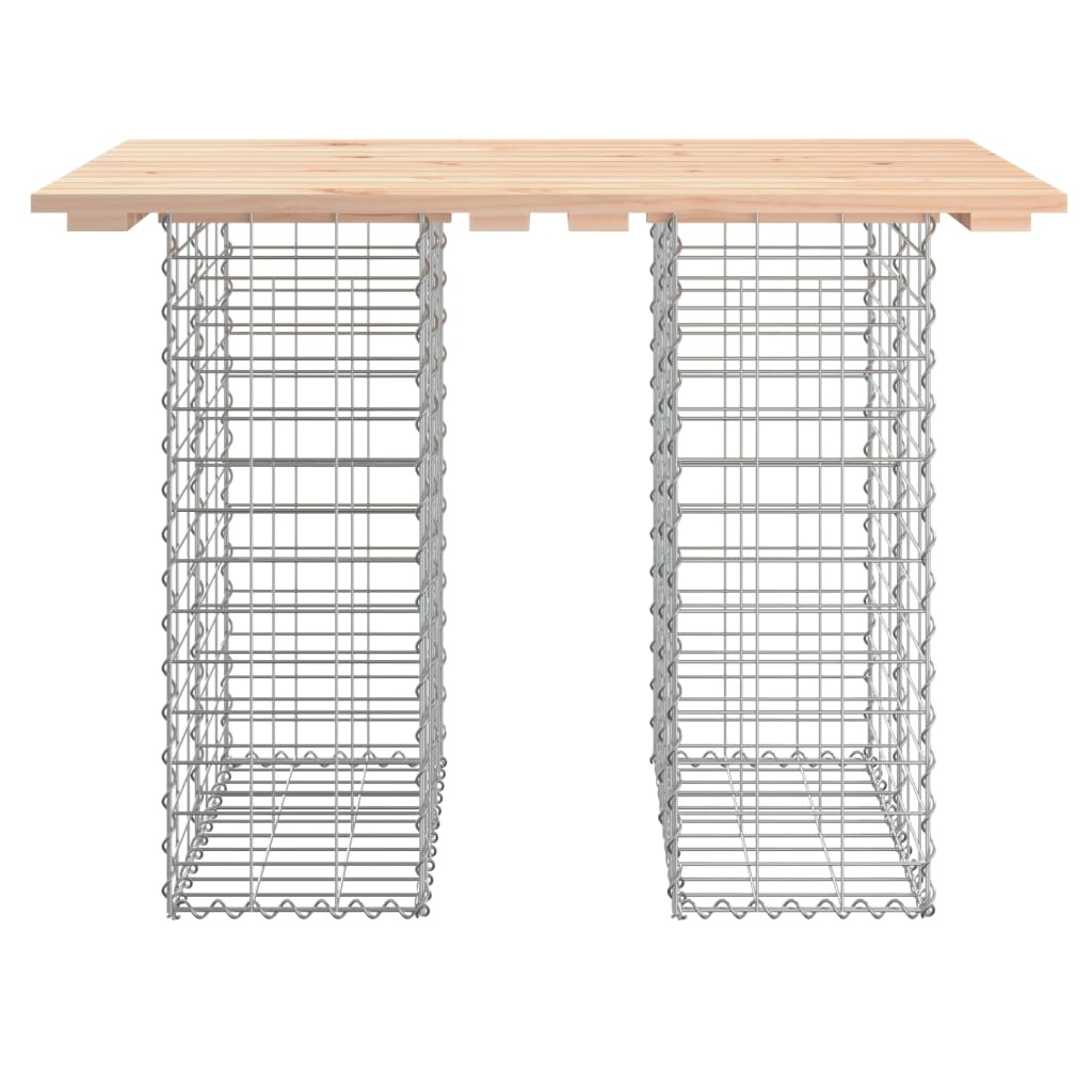 VidaXL Tuinbank schanskorfontwerp 100x70x72 cm massief grenenhout