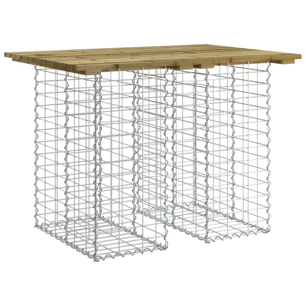 VidaXL Tuinbank schanskorfontwerp 100x70x72 cm geïmpregneerd hout