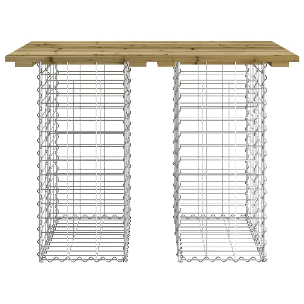 VidaXL Tuinbank schanskorfontwerp 100x70x72 cm geïmpregneerd hout