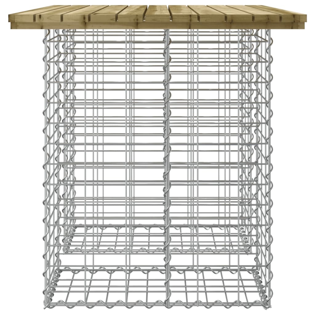 VidaXL Tuinbank schanskorfontwerp 100x70x72 cm geïmpregneerd hout