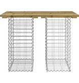 VidaXL Tuinbank schanskorfontwerp 100x70x72 cm geïmpregneerd hout