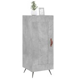 VidaXL Dressoir 34,5x34x90 cm bewerkt hout betongrijs