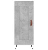 VidaXL Dressoir 34,5x34x90 cm bewerkt hout betongrijs