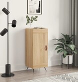 VidaXL Dressoir 34,5x34x90 cm bewerkt hout sonoma eiken