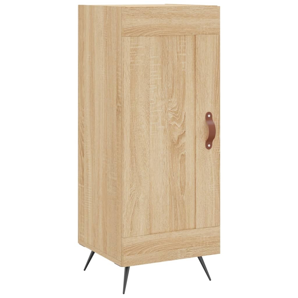 VidaXL Dressoir 34,5x34x90 cm bewerkt hout sonoma eiken